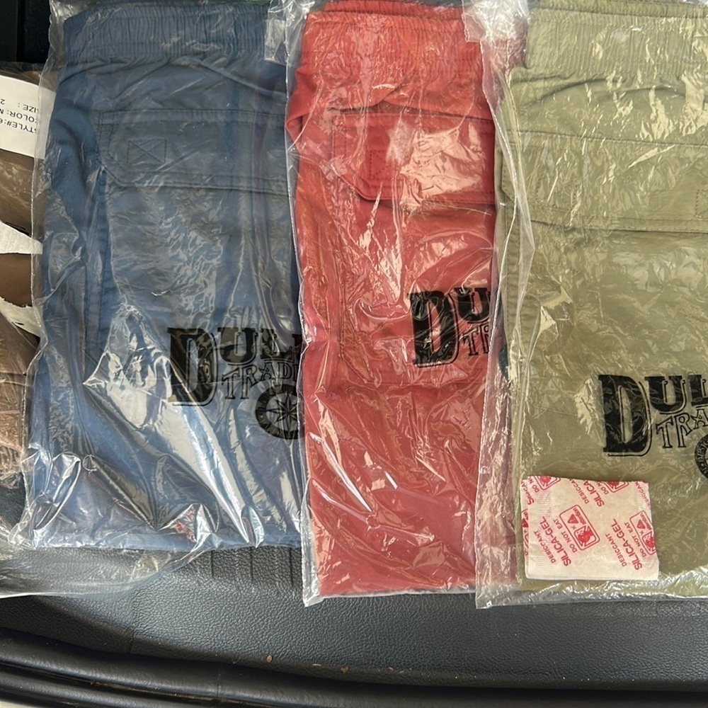 Duluth light weight mens 2xl shorts 4 pockets flat front lounge relax unwind